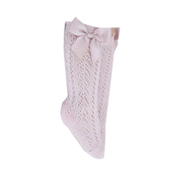 Load image into Gallery viewer, Girls Solid Color Bow Accessories Socks Wholesale 230228300
