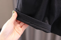 Load image into Gallery viewer, 2 Pieces Set Baby Kid Boys Striped Letters Polo Shirts And Solid Color Shorts Wholesale 230228313
