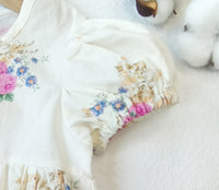 Load image into Gallery viewer, Baby Girls Flower Print Rompers Wholesale 230228316
