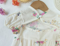 Load image into Gallery viewer, Baby Girls Flower Print Rompers Wholesale 230228316
