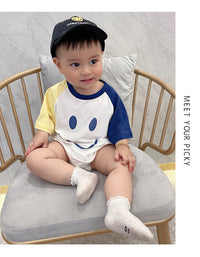 Load image into Gallery viewer, Baby Unisex Expression Rompers Wholesale 230228317
