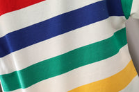 Load image into Gallery viewer, 2 Pieces Set Baby Kid Boys Striped Dinosaur Embroidered T-Shirts And Letters Shorts Wholesale 230228338
