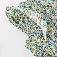 Load image into Gallery viewer, Baby Girls Flower Print Rompers Wholesale 230228341
