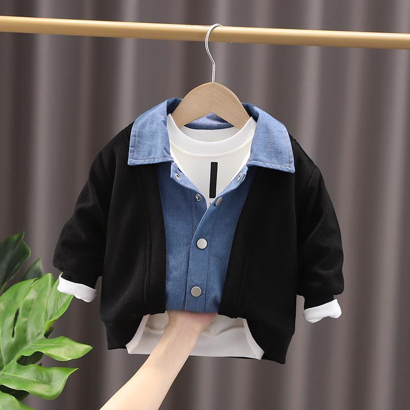 Baby Kid Boys Color-blocking Jackets Outwears Wholesale 230228370