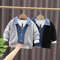 Load image into Gallery viewer, Baby Kid Boys Color-blocking Jackets Outwears Wholesale 230228370
