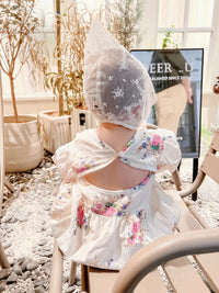 Load image into Gallery viewer, Baby Girls Flower Print Rompers Wholesale 230228382
