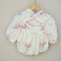 Load image into Gallery viewer, Baby Girls Flower Print Rompers Wholesale 230228382
