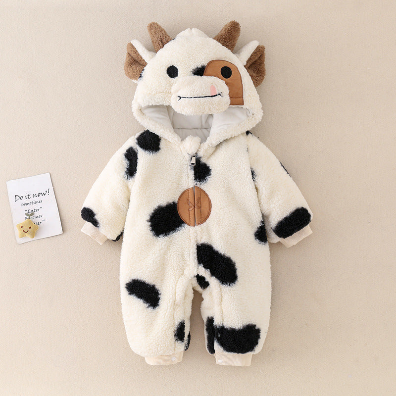 Baby Unisex Cow Jumpsuits Wholesale 230228409