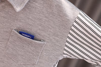 Load image into Gallery viewer, Baby Kid Boys Solid Color Striped Letters Jackets Outwears Wholesale 230228420
