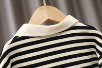 Load image into Gallery viewer, Baby Kid Boys Striped Cartoon Tops Wholesale 230228456
