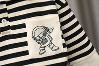 Load image into Gallery viewer, Baby Kid Boys Striped Cartoon Tops Wholesale 230228456
