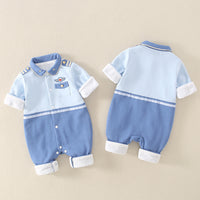 Load image into Gallery viewer, Baby Boys Color-blocking Jumpsuits Wholesale 230228499
