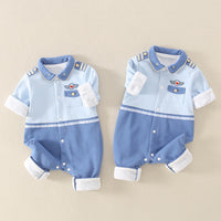 Load image into Gallery viewer, Baby Boys Color-blocking Jumpsuits Wholesale 230228499
