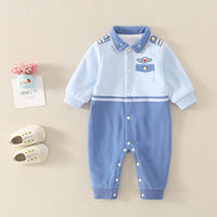 Load image into Gallery viewer, Baby Boys Color-blocking Jumpsuits Wholesale 230228499
