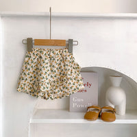 Load image into Gallery viewer, 2 Pieces Set Baby Girls Flower Print Tank Tops And Shorts Wholesale 230228502
