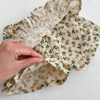 Load image into Gallery viewer, 2 Pieces Set Baby Girls Flower Print Tank Tops And Shorts Wholesale 230228502
