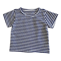 Load image into Gallery viewer, Baby Girls Striped T-Shirts And Ripped Rompers Wholesale 230228517
