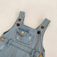 Load image into Gallery viewer, Baby Girls Striped T-Shirts And Ripped Rompers Wholesale 230228517
