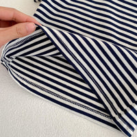 Load image into Gallery viewer, Baby Girls Striped T-Shirts And Ripped Rompers Wholesale 230228517
