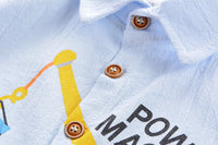 Load image into Gallery viewer, Baby Kid Boys Car Print Shirts Wholesale 23022860
