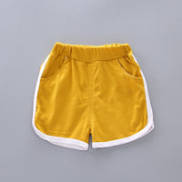 Load image into Gallery viewer, 2 Pieces Set Baby Kid Boys Expression T-Shirts And Striped Shorts Wholesale 23022871
