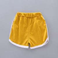 Load image into Gallery viewer, 2 Pieces Set Baby Kid Boys Expression T-Shirts And Striped Shorts Wholesale 23022871
