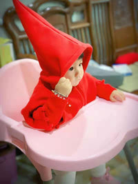 Load image into Gallery viewer, Baby Kid Girls Solid Color Christmas Jackets Outwears Wholesale 23022897
