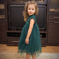 Load image into Gallery viewer, Baby Kid Girls Solid Color Dresses Wholesale 23030201
