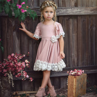 Load image into Gallery viewer, Baby Kid Girls Flower Lace Dresses Wholesale 23030210
