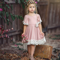Load image into Gallery viewer, Baby Kid Girls Flower Lace Dresses Wholesale 23030210
