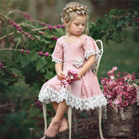 Load image into Gallery viewer, Baby Kid Girls Flower Lace Dresses Wholesale 23030210
