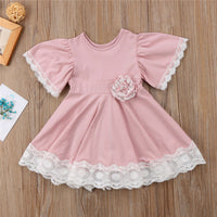 Load image into Gallery viewer, Baby Kid Girls Flower Lace Dresses Wholesale 23030210

