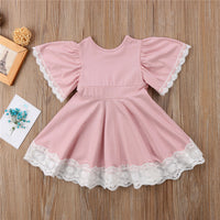 Load image into Gallery viewer, Baby Kid Girls Flower Lace Dresses Wholesale 23030210
