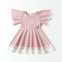 Load image into Gallery viewer, Baby Kid Girls Flower Lace Dresses Wholesale 23030210
