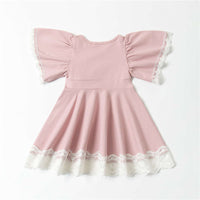 Load image into Gallery viewer, Baby Kid Girls Flower Lace Dresses Wholesale 23030210
