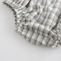 Load image into Gallery viewer, Baby Kid Unisex Checked Rompers Wholesale 230302105
