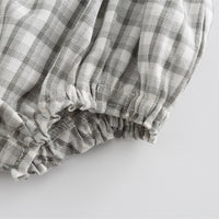 Load image into Gallery viewer, Baby Kid Unisex Checked Rompers Wholesale 230302105
