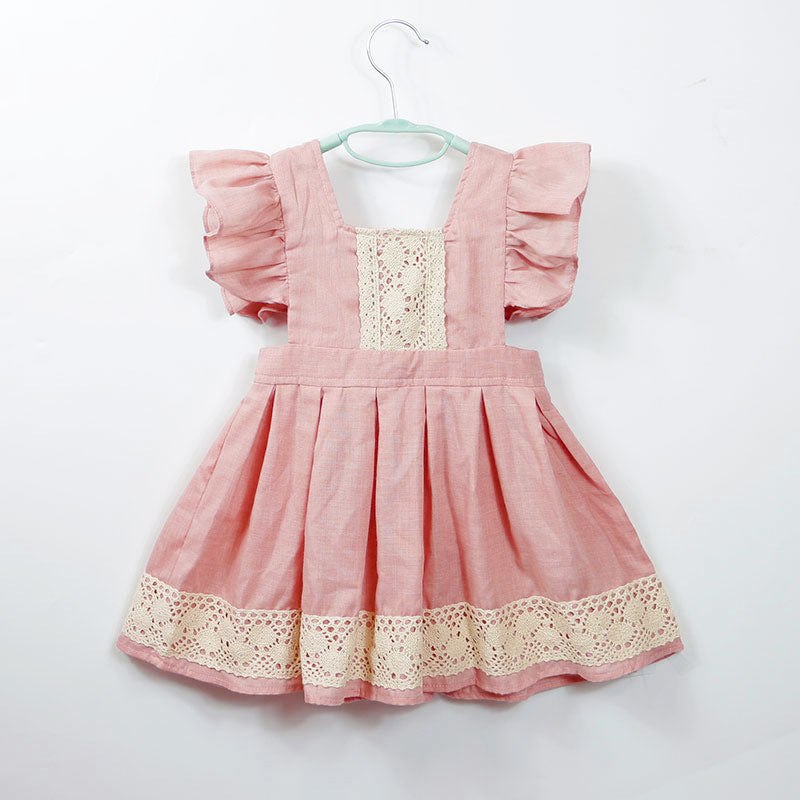 Baby Kid Girls Lace Dresses Wholesale 23030211