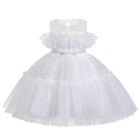 Load image into Gallery viewer, Baby Kid Girls Solid Color Bow Dressy Dresses Princess Dresses Wholesale 230302112
