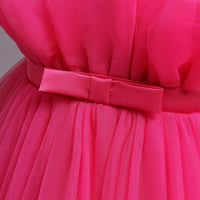 Load image into Gallery viewer, Baby Kid Girls Solid Color Bow Dressy Dresses Princess Dresses Wholesale 230302112
