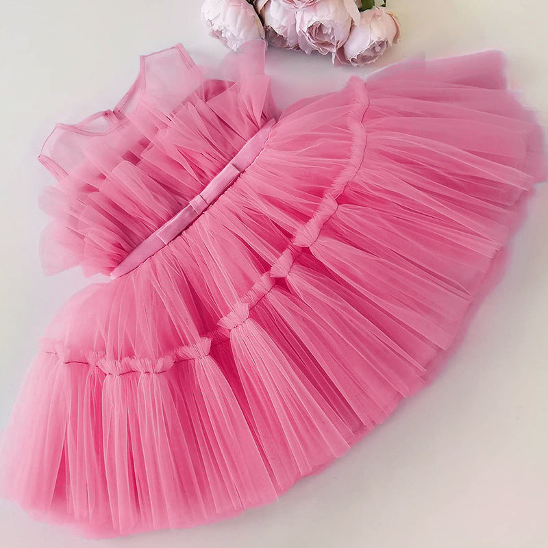 Baby Kid Girls Bow Dressy Dresses Princess Dresses Wholesale 230302113