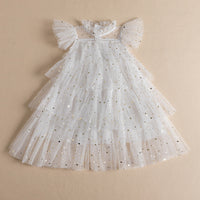 Load image into Gallery viewer, Kid Girls Solid Color Star Dresses Princess Dresses Wholesale 230302171
