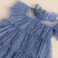 Load image into Gallery viewer, Kid Girls Solid Color Star Dresses Princess Dresses Wholesale 230302171
