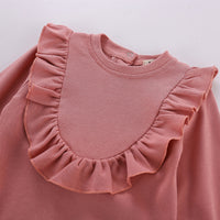 Load image into Gallery viewer, Baby Girls Solid Color Rompers Wholesale 23030219
