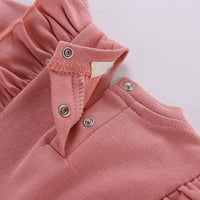 Load image into Gallery viewer, Baby Girls Solid Color Rompers Wholesale 23030219
