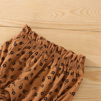 Load image into Gallery viewer, 3 Pieces Set Baby Girls Letters T-Shirts Flower Print Shorts And Bow Headwear Wholesale 230302210
