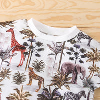 Load image into Gallery viewer, Baby Unisex Animals Print Rompers Wholesale 230302212
