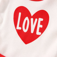Load image into Gallery viewer, Baby Girls Letters Love heart Rompers Wholesale 230302231
