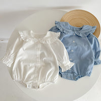 Load image into Gallery viewer, Baby Girls Solid Color Rompers Wholesale 230302254
