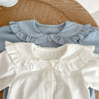 Load image into Gallery viewer, Baby Girls Solid Color Rompers Wholesale 230302254
